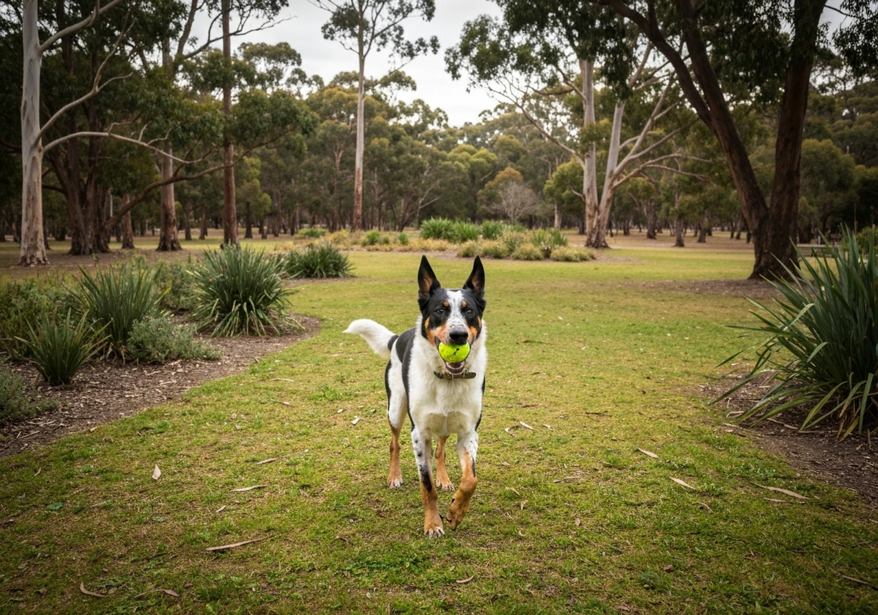 Beauceron during a training exercise